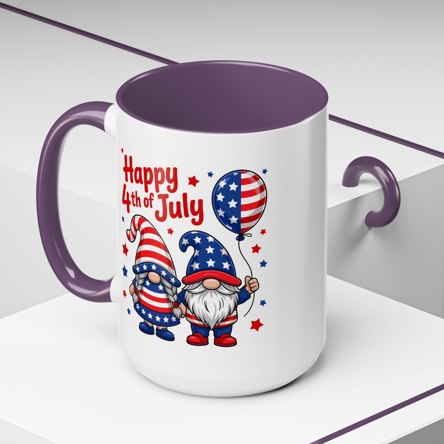 4th of July Mug - Happy 4th of July Gnomes