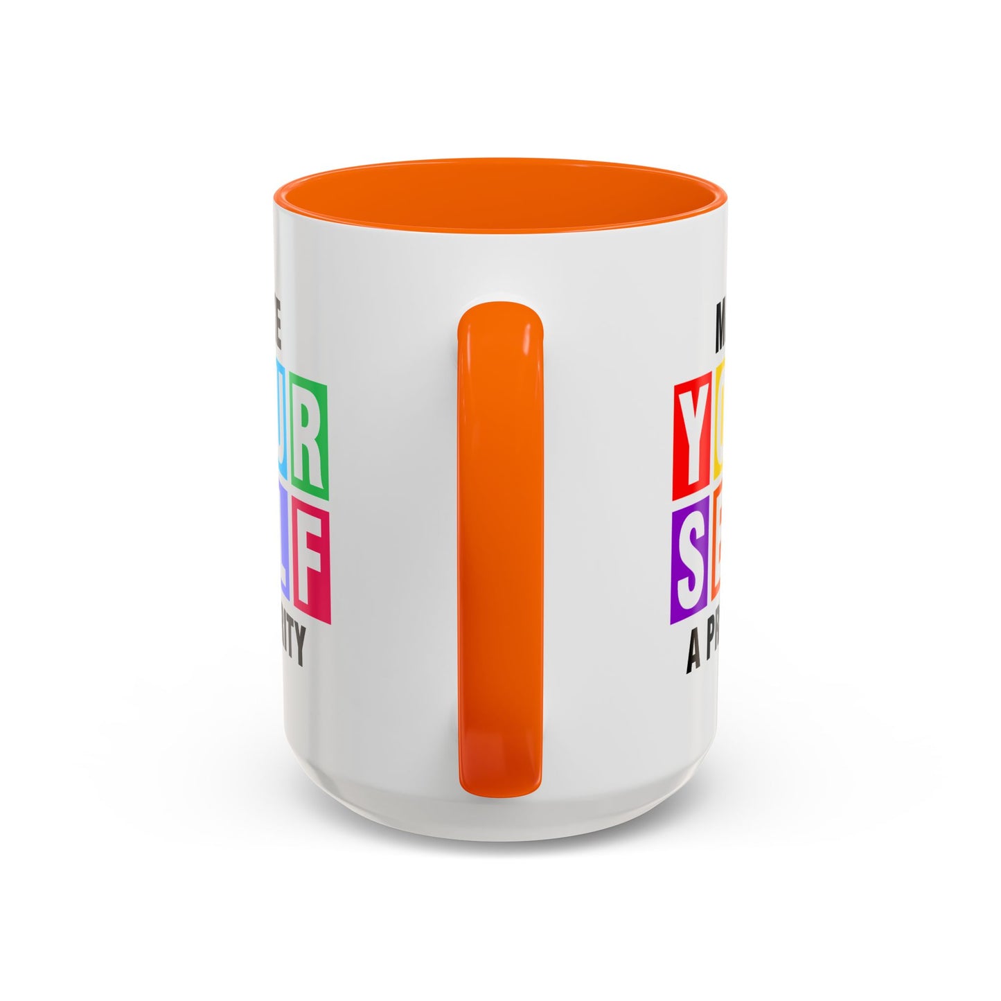 Wellness Mug - Make Yourself a Priority Colored Blocks