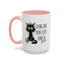 Humor Mug - Living That Nine Lives