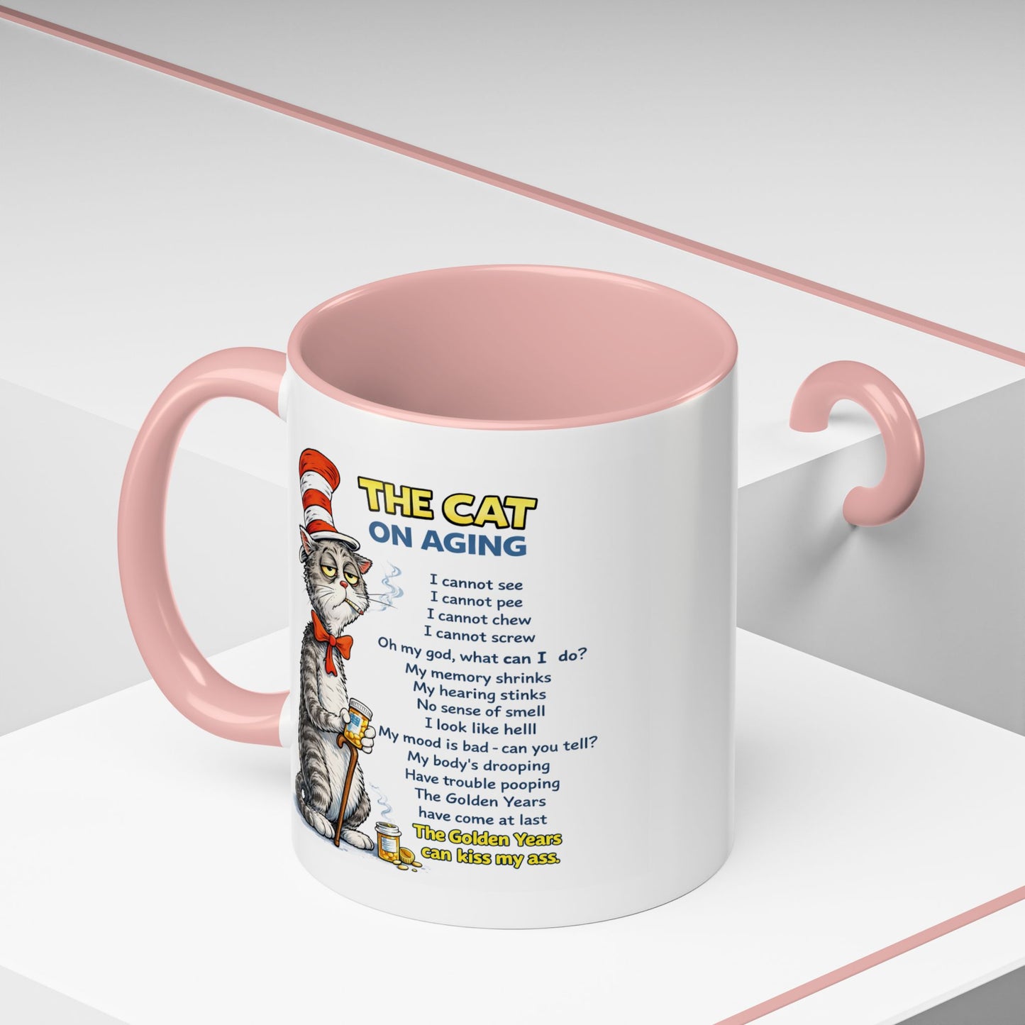 Humor Mug - The Cat Of Aging
