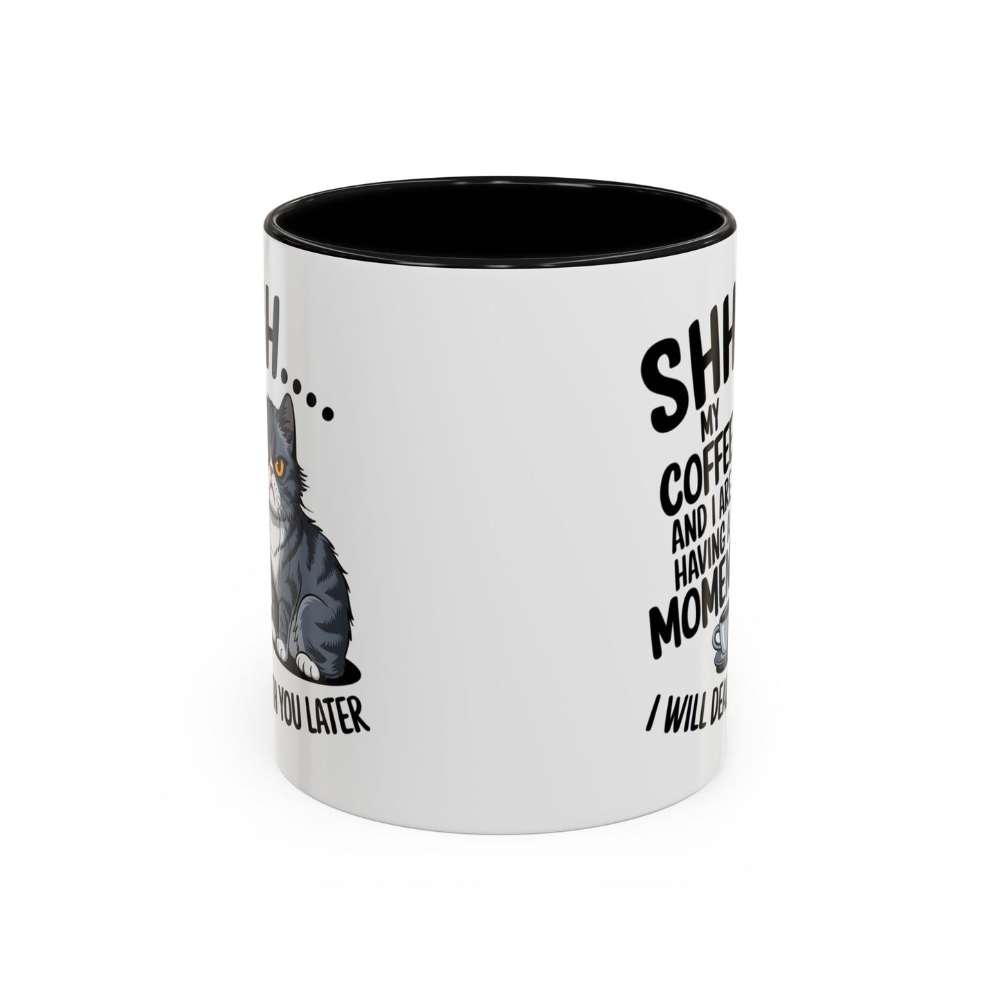 Animal Mug - Shhhh My Coffee and I