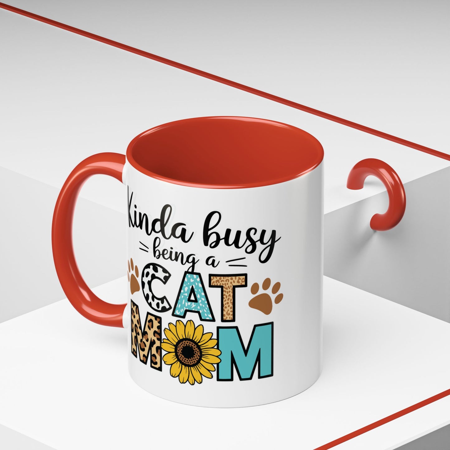 Animal Mug - Kinda Busy Being a Cat Mom