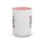 4th of July Mug - USA Preppy Floral