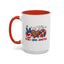 4th of July Mug - Peace Love America