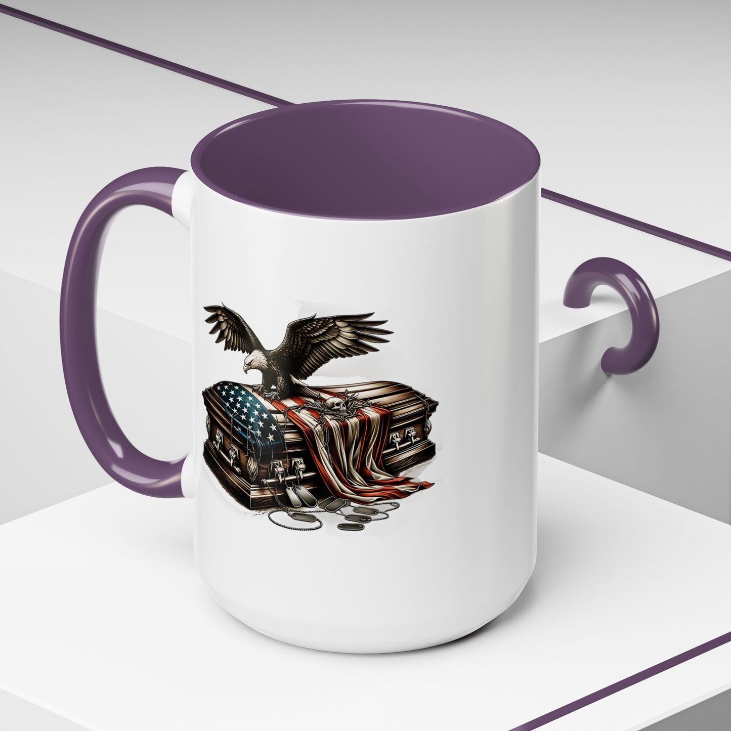 4th of July Mug - American Bald Eagle Fallen Soldier