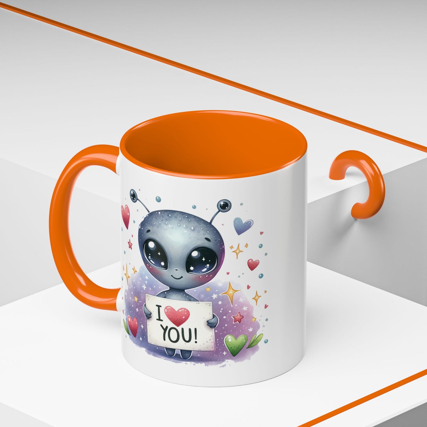 Valentine's Day Mug - I Love You Alien
