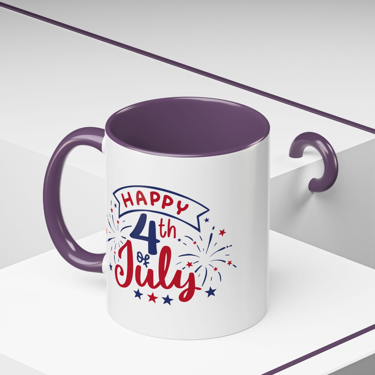 4th of July Mug - Happy 4th of July Fireworks