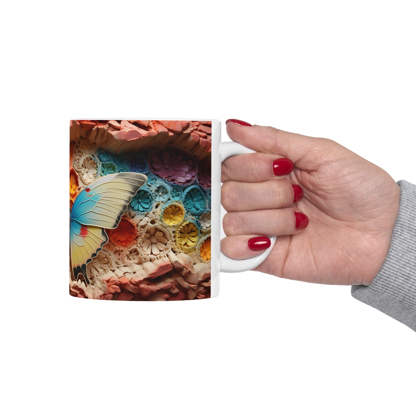 Artistic Mug - Colorful Butterfly 1