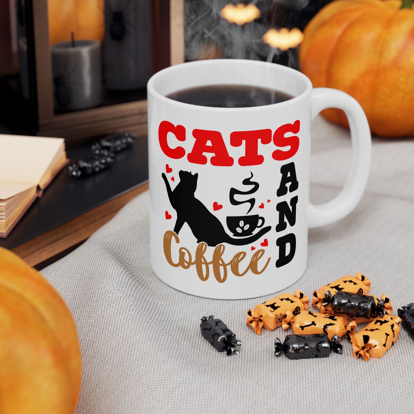 Animal Mug - Cats and Coffee