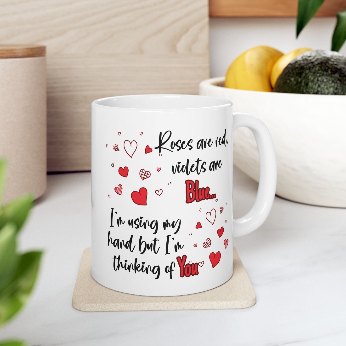 Adult Mug - Roses Are Red Violets Are Blue
