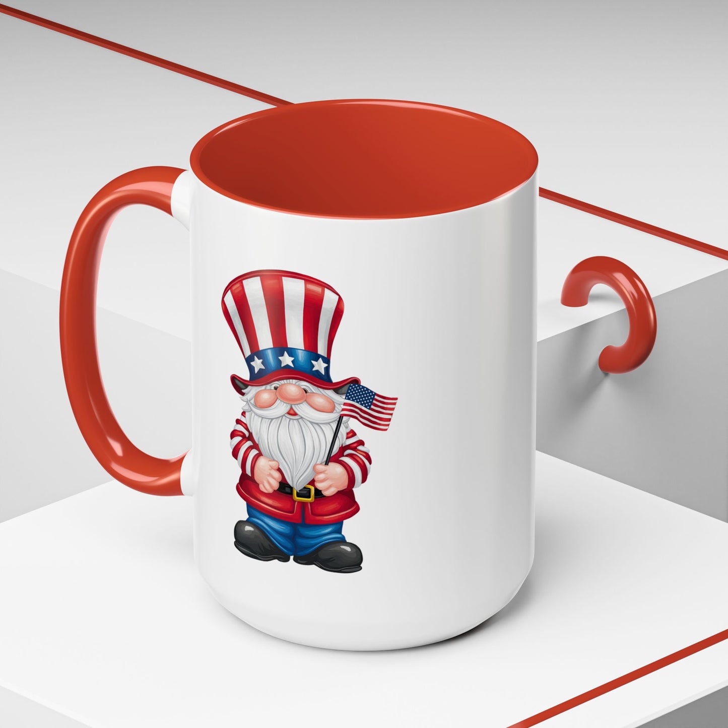 4th of July Mug - American Gnome 11