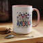 4th of July Mug - Floral America Patriotic