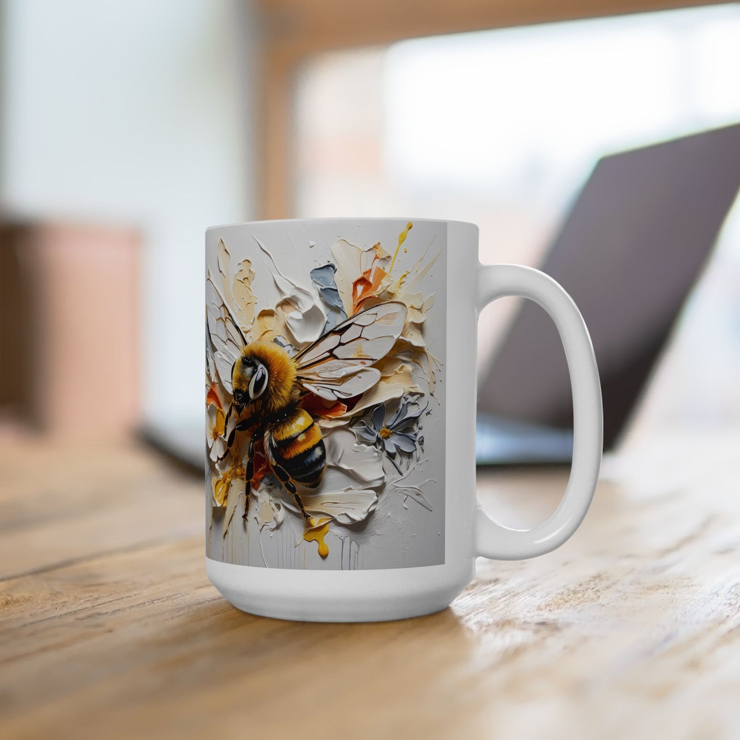 Artistic Mug - Bee Oil Painting