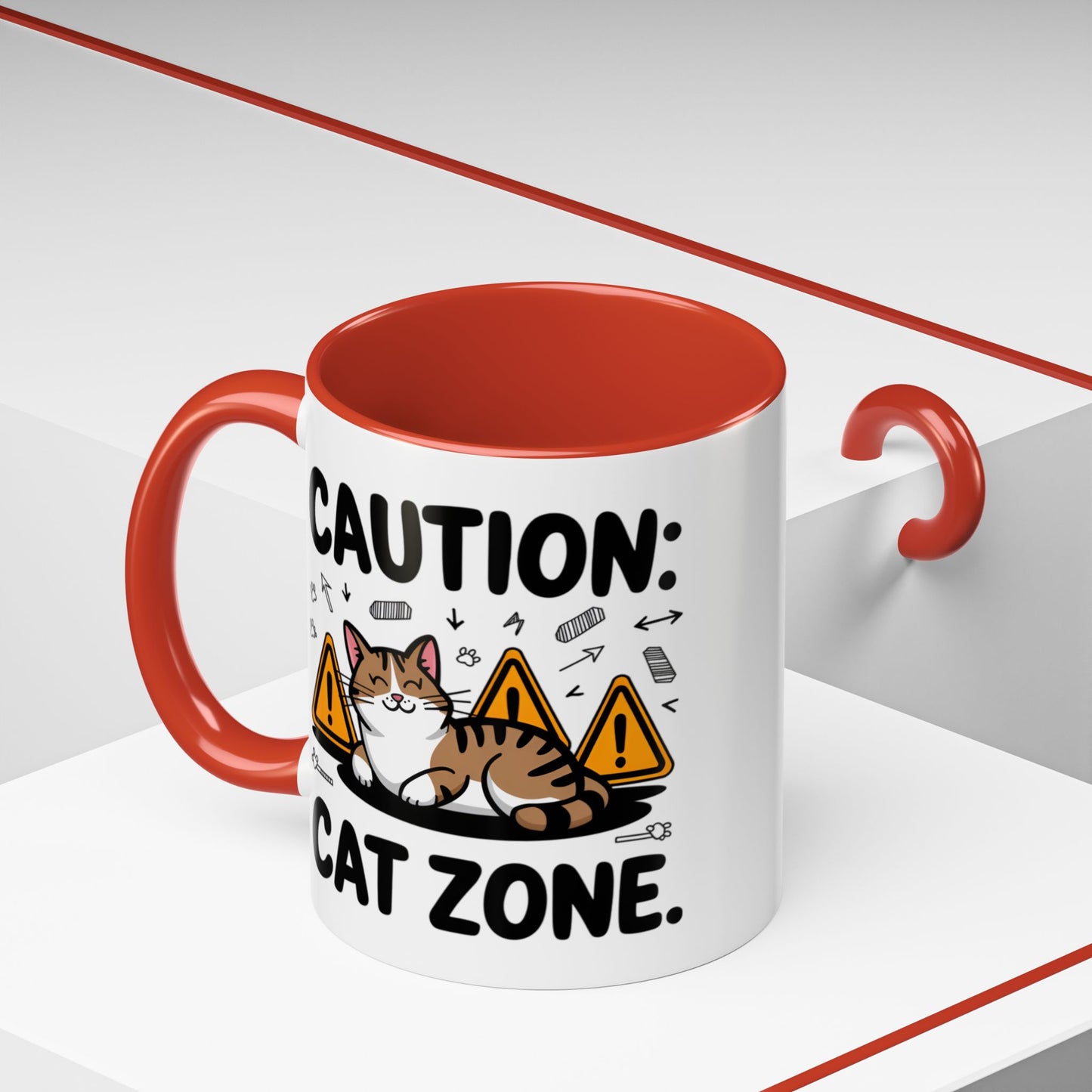 Animal Mug - Caution: Cat Zone