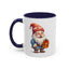 Christmas Mug - Old Gnome with Present