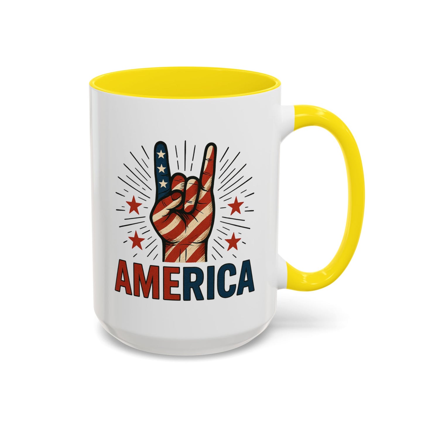 4th of July Mug - America Rock On