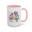 Father's Day Mug - Dad Hearts