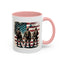 4th of July Mug - Soldiers American Flag