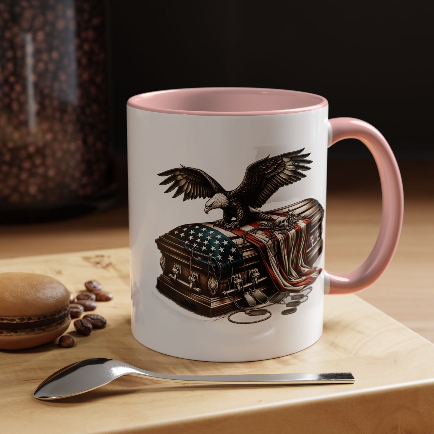 4th of July Mug - American Bald Eagle Fallen Soldier