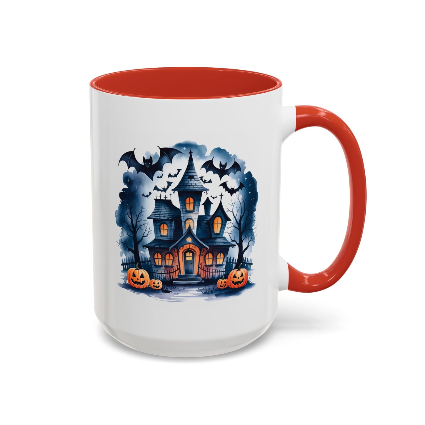Halloween Mug - Bat Ghost House