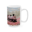 Artistic Mug - Felted Train 2