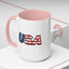 4th of July Mug - USA Flag