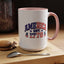 4th of July Mug - American Est 1776 Patriotic Flag