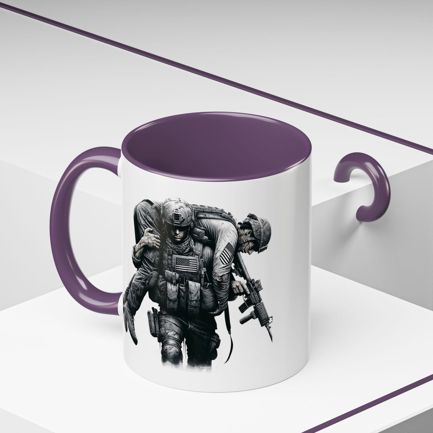 4th of July Mug - American Combat Soldiers