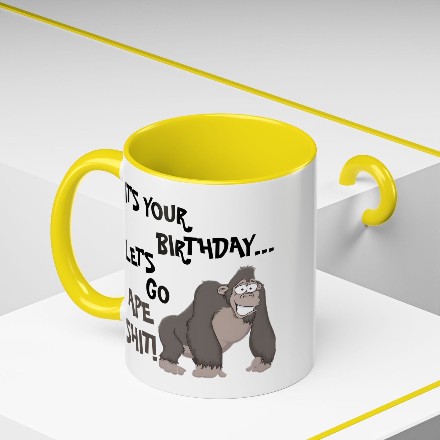 Birthday Mug - Let's Go Ape Shit