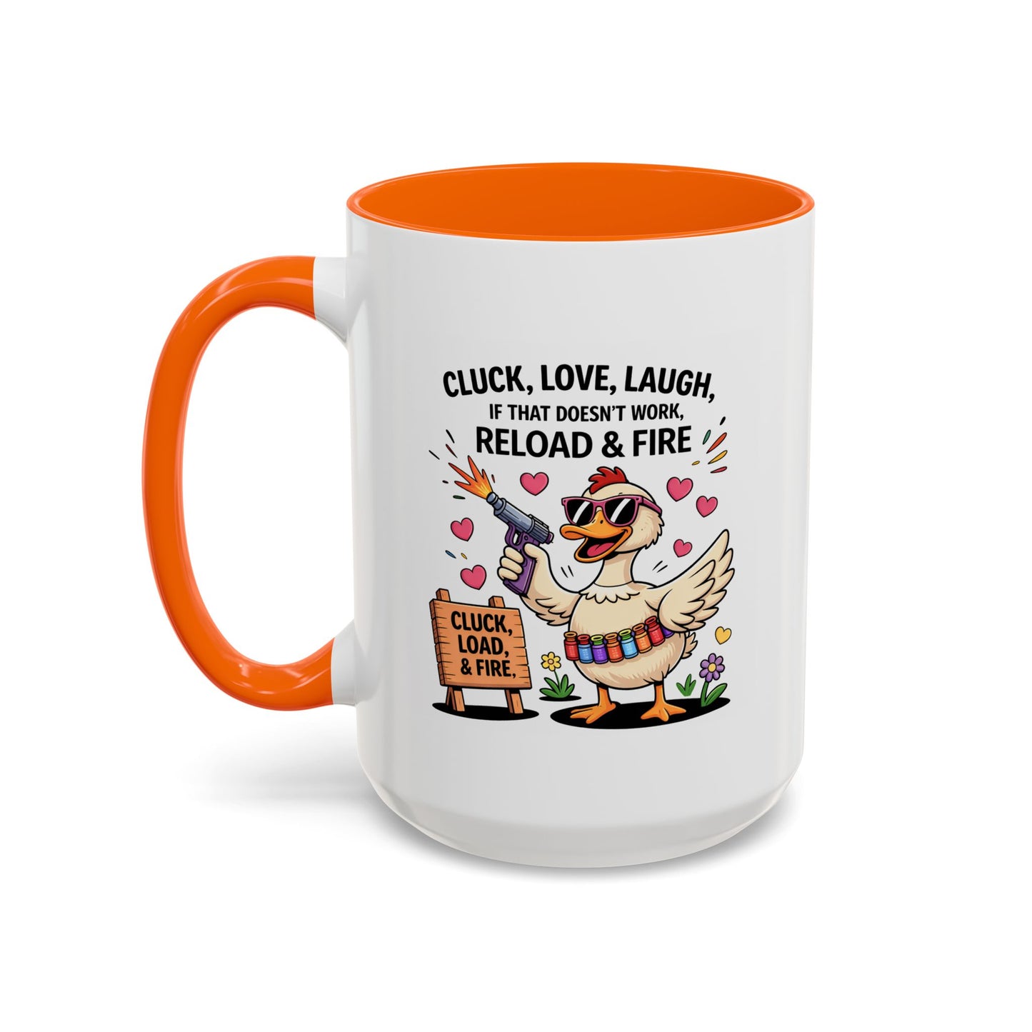Adult Mug - Cluck Love Laugh