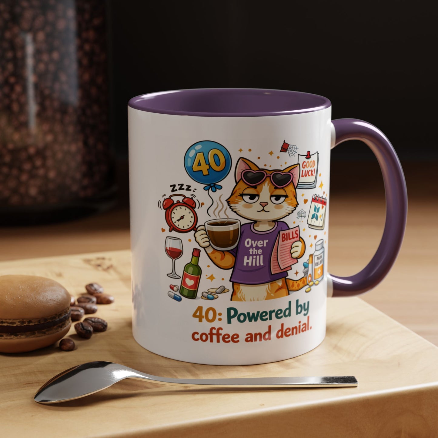 Birthday Mug - 40 Powered By