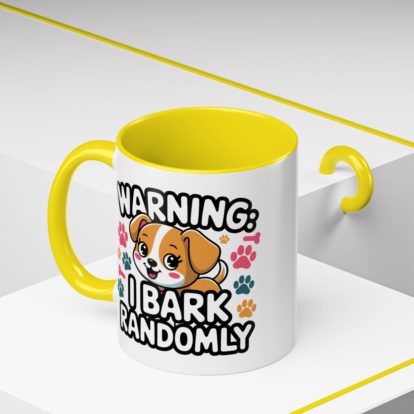 Animal Mug - Warning I Bark Randomly