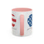 4th of July Mug - God Bless America Flag Heart