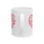 Anniversary Mug - Love You Heart Shaped Lettering