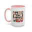 Christmas Mug - Merry Christmas Black Text Cute Animals