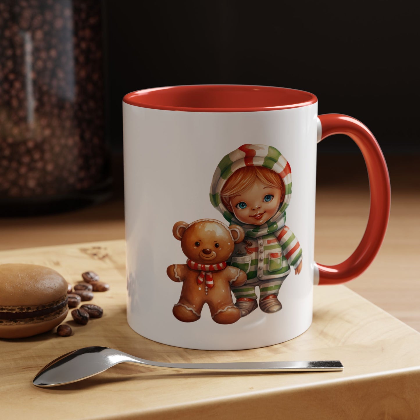 Christmas Mug - Gingerbread Man & Girl