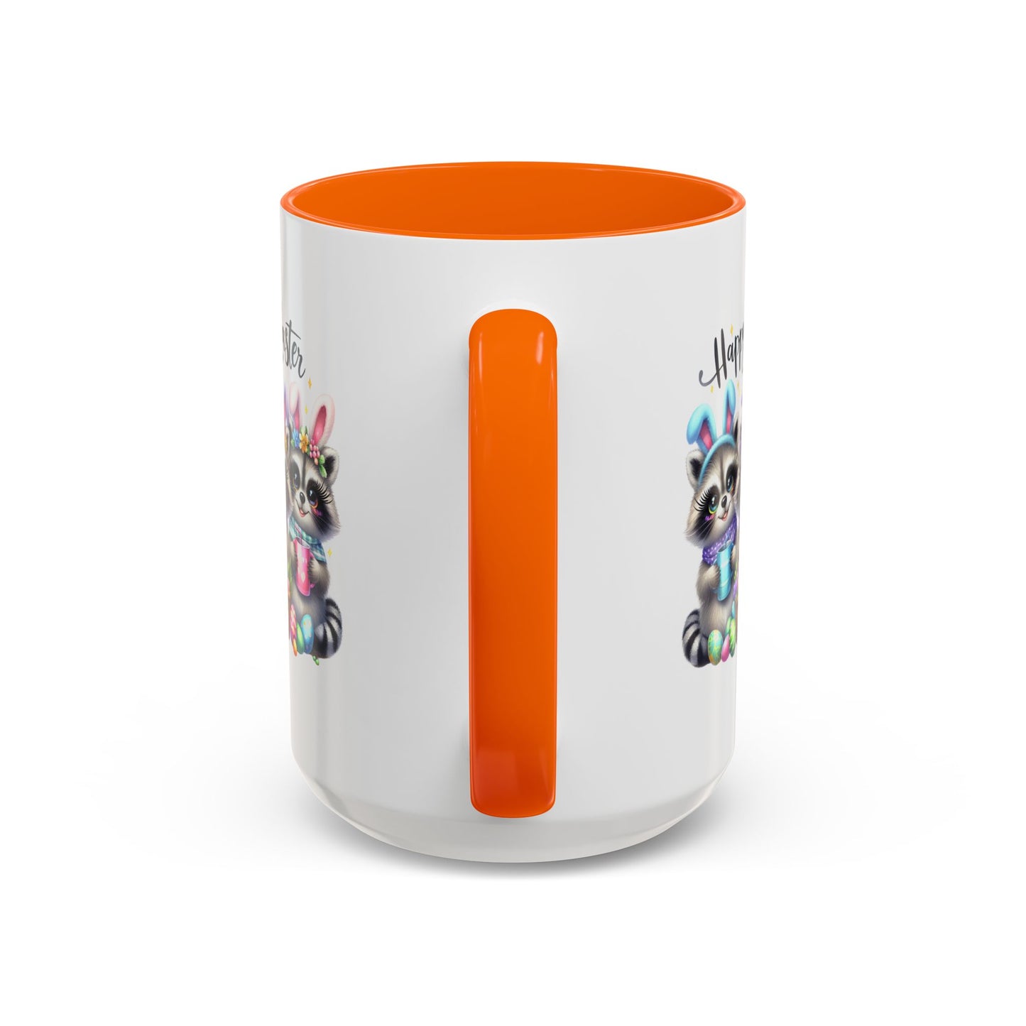Easter Mug - Happy Easter Racoons