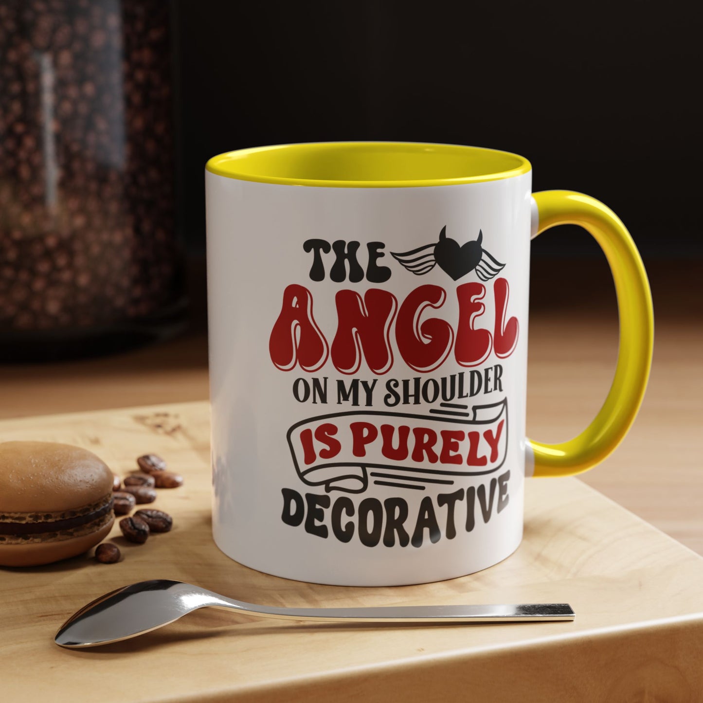 Humor Mug - The Angel on my Shoulder