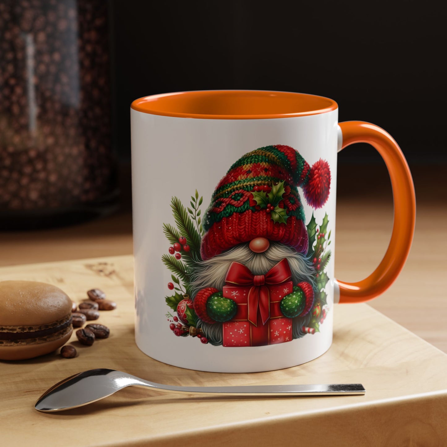 Christmas Mug - Gnome with Wrapped Present