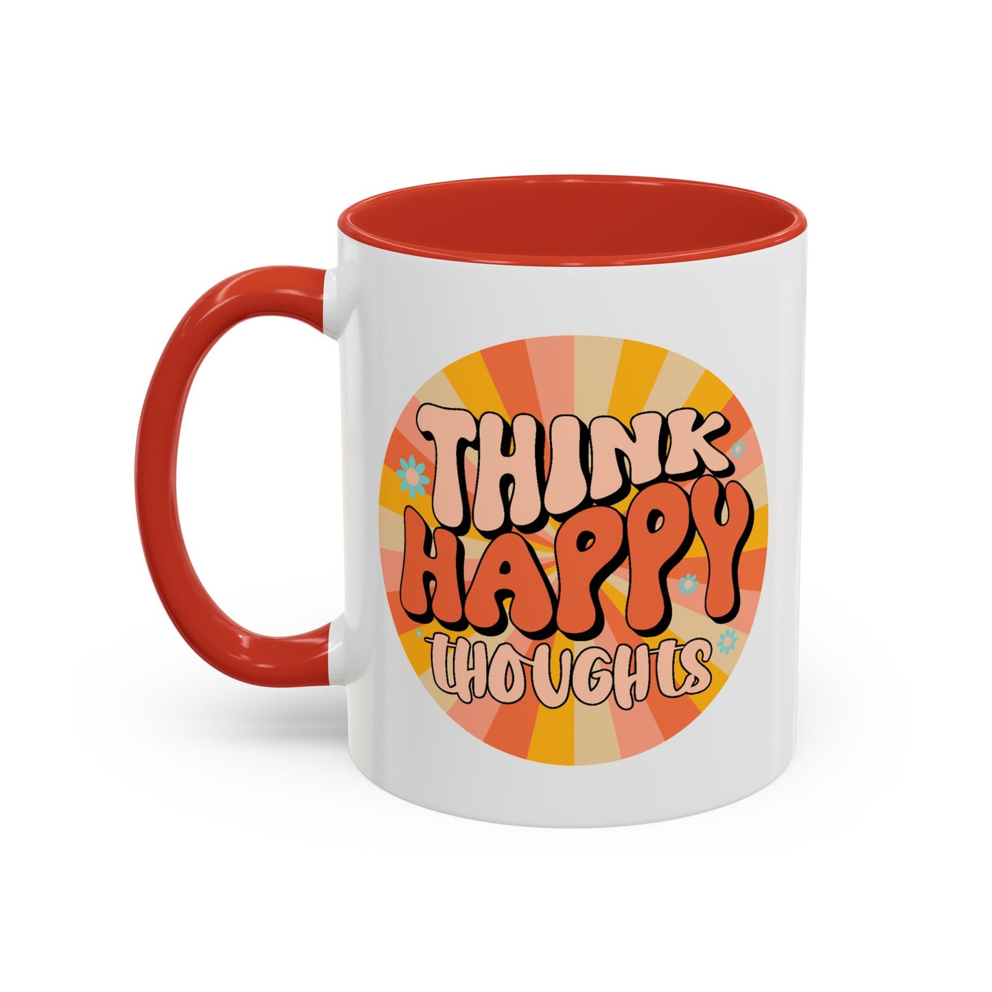 Wellness Mug - Think Happy Thoughts Hippie