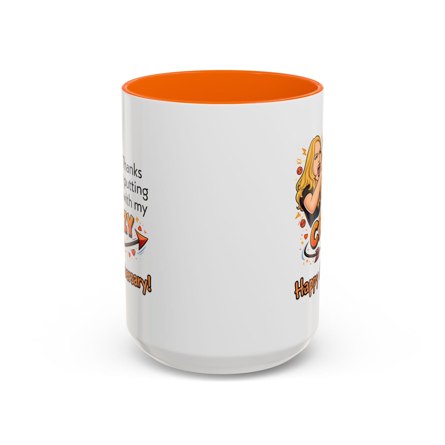 Anniversary Mug - Thanks For Putting Up