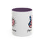 4th of July Mug - Peace Love America