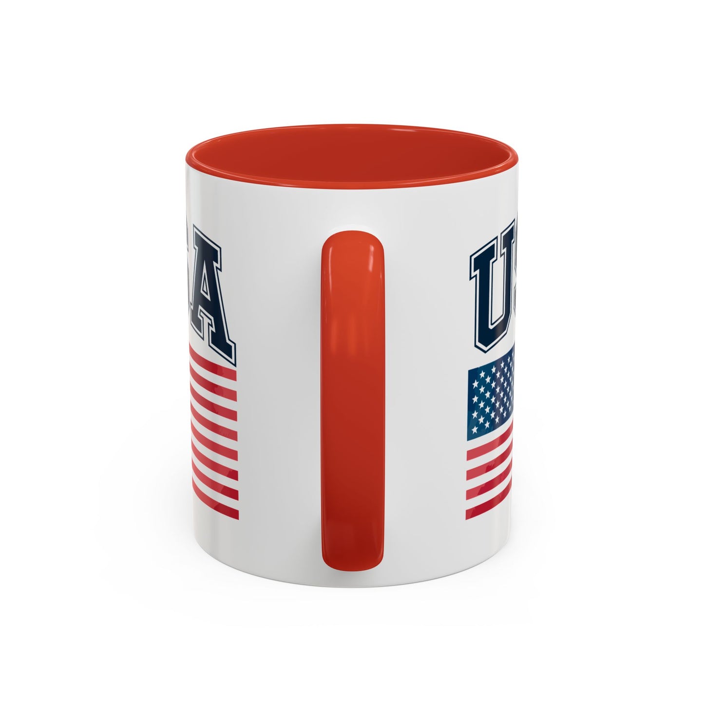 4th of July Mug - USA & Flag