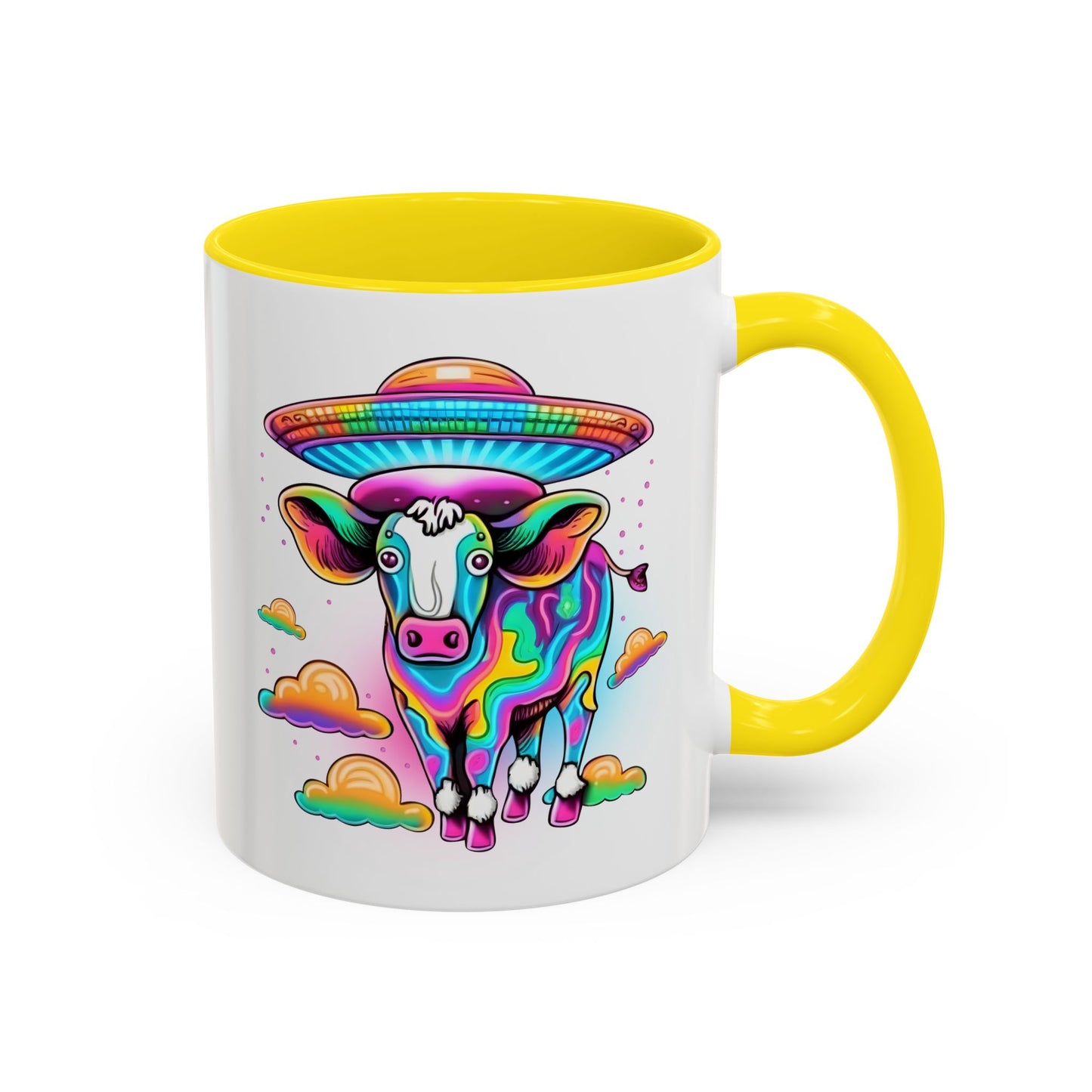 Alien Mug - Multicoloured Cow