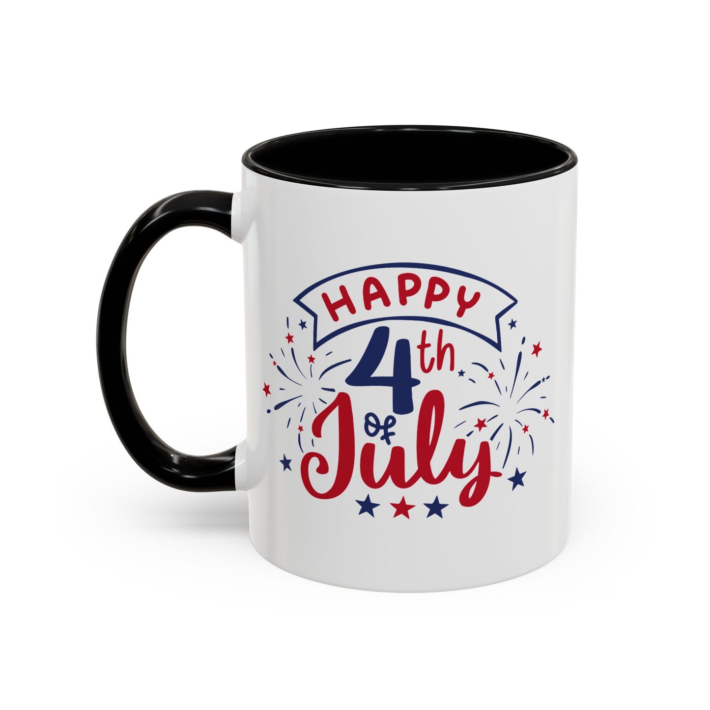 4th of July Mug - Happy 4th of July Fireworks
