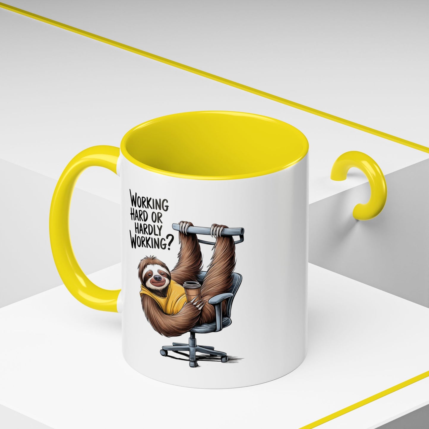 Office Mug - Work Hard or Hardly Working