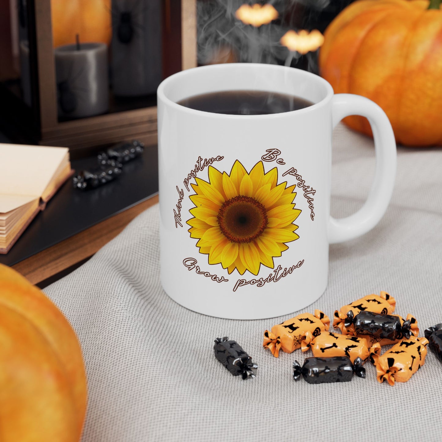 Wellness Mug - Think Positive Be Positive Grow Positive