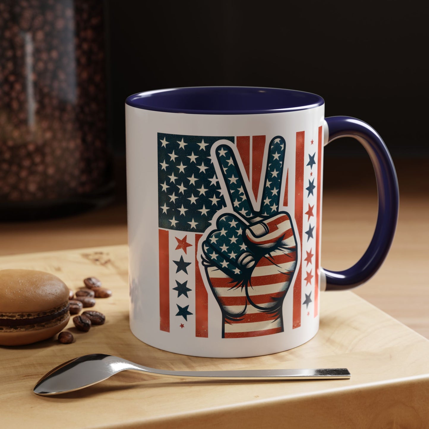 4th of July - Peace Sign Flag