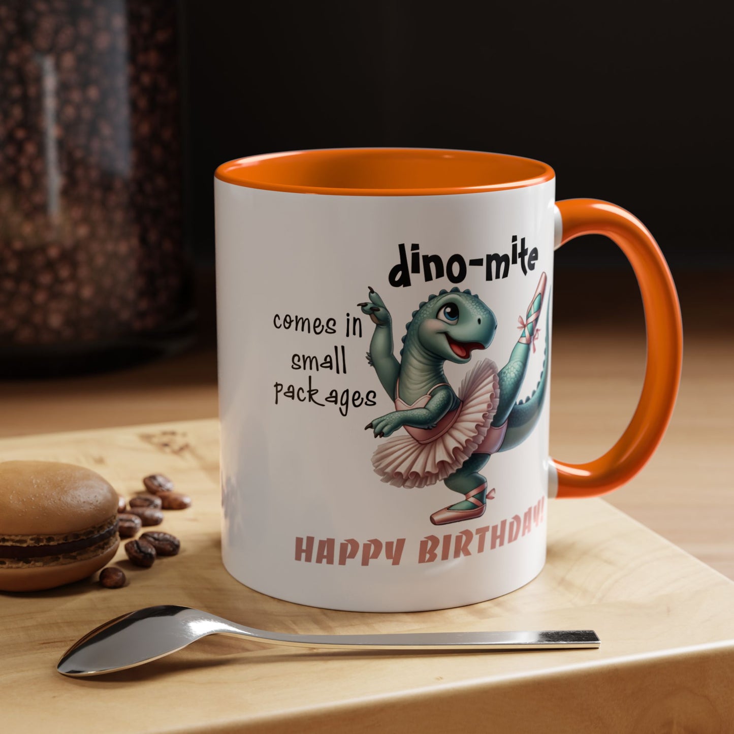 Birthday Mug - Dino-mite (Girl)