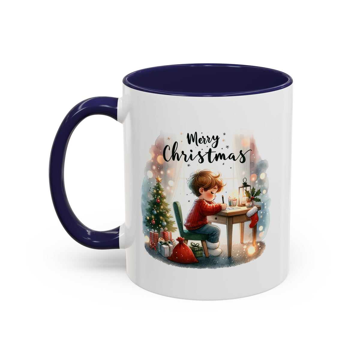Chistmas Mug - Merry Christmas Child Writing